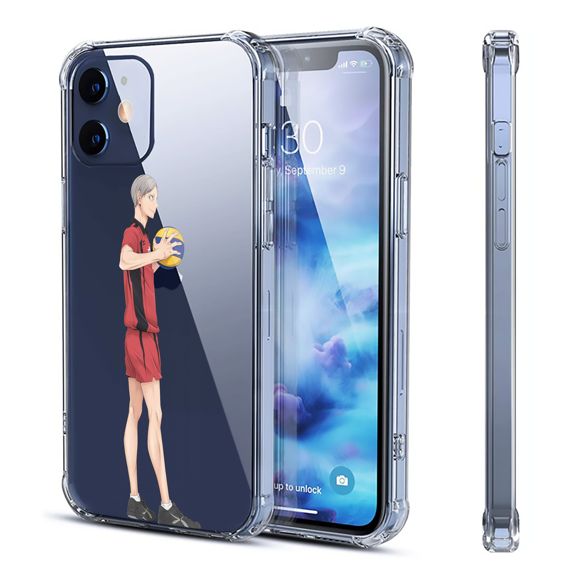 （画像用） ハイキュー!! Haikyu!! 【iPhone 12シリーズ対応】透明スマホケース（クリアソフトケース）